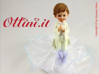 Cake Topper Centro Torta statuina torta per prima comunione e cresima. Statuina sopra torta bambino. Decorazione torta.