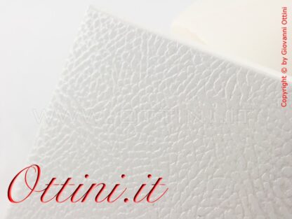 14482 Scatola elegante in cartoncino effetto pelle per bomboniere matrimonio, battesimo, comunione, cresima con coperchio separato - Scotton - Made in Italy - cm 20x20x15