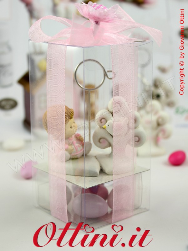 Scatola pvc plastica trasparente per bomboniera. Scatola acetato. Scatole per confezione bomboniere. Kit scatola pvc con box confetti.