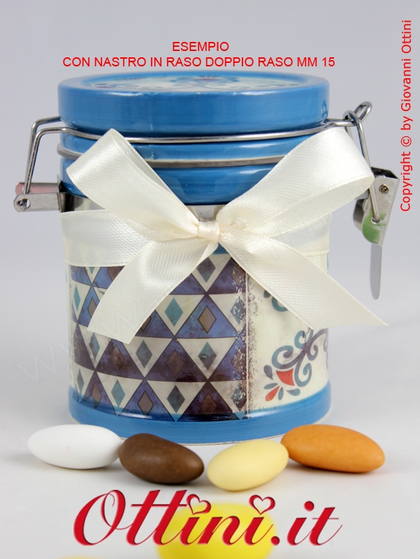 02181 Vietri Barattolo ceramica colorato con tappo ermetico zuccheriera porta spezie Bomboniera portaconfetti economica di qualità in offerta speciale e promozione