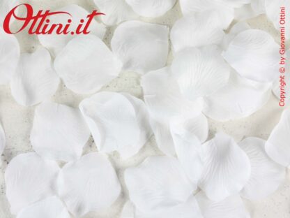 Petali artificiali ecologici bianchi per matrimonio 200 petali