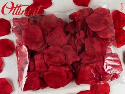 Petali artificiali ecologici colore Rosso per matrimonio 200 petali