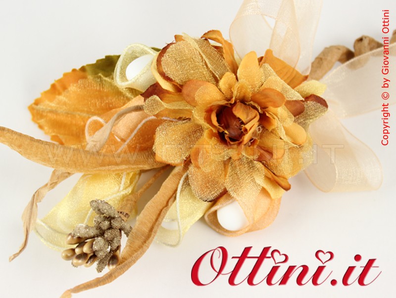 Pick Portaconfetti Dalia Fuxia con racchette - Confezione per bomboniera in abbinamento con le bomboniere di Ottini.it