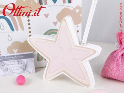23361 Claraluna Profumatore in polvere di gesso a forma di stella con bastoncini diffusore