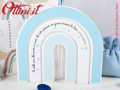 23368 Claraluna Profumatore grande in polvere di gesso a forma di arcobaleno con bastoncini diffusore