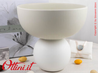 25013 Claraluna - Centrotavola Avorio è una bomboniera moderna e utile e un complemento di arredo completo ideale come bomboniera per matrimonio