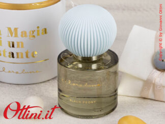 25155G Claraluna - Il diffusore Grigio con gesso plissè è completo di astuccio e confezione. Bomboniera elegante e utile per Matrimonio e anniversari.