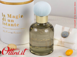 25165G Claraluna - Il diffusore Grande Grigio con gesso plissè è completo di astuccio e confezione. Bomboniera utile per Matrimonio e anniversari.