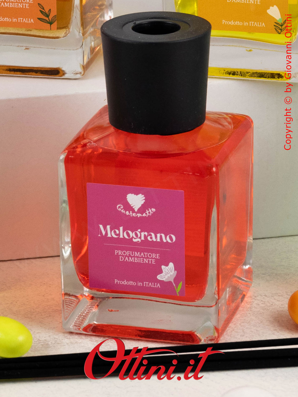 D9004 Cuorematto - Il profumatore 6 fragranze assortite 200 ml è una bomboniera solidale che sostiene i Frati dell'Antoniano di Bologna. Bomboniera d'arredo