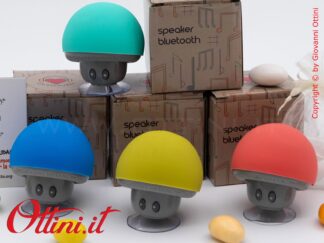 D9177 Cuorematto - Il Fungo Funghetto Speaker Bluetooth è una bomboniera tecnologica, utile e solidale che sostiene i Frati dell'Antoniano di Bologna.