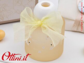 26244 Claraluna - Il Diffusore Profumatore Giallo Fiori 50ml è un profumatore per ambienti in boccetta satinata completo del kit essenza e della confezione