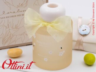 26248 Claraluna - Il Diffusore Profumatore Giallo Fiori 120ml è un profumatore per ambienti in boccetta satinata completo del kit essenza e della confezione