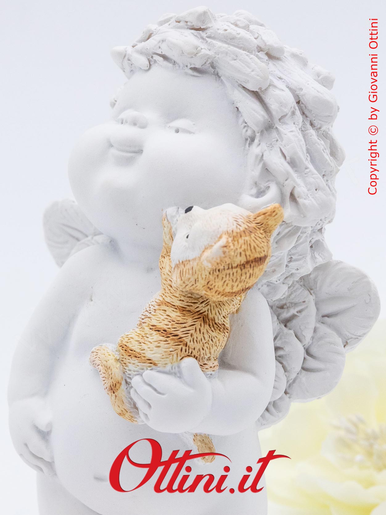 L'Angelo Grande Igor con i cuccioli di cane e gatto è una serie dedicata anche ai pelosetti delle nostre famiglie, disponibili in 4 diversi modelli.